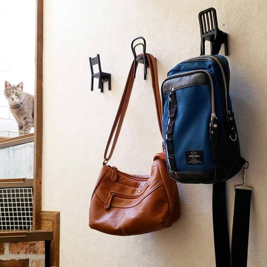 Chair Shaped Wall Hooks - Pack of 3