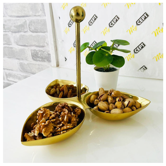 Serving Stand Golden