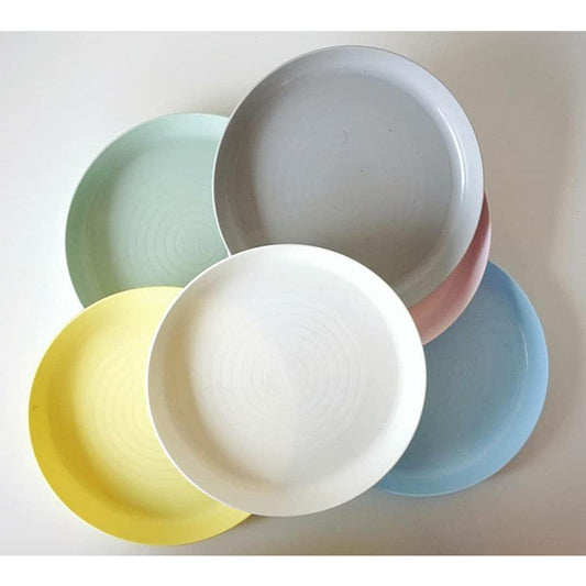 Kids Plates (Set of 6) - Pastel