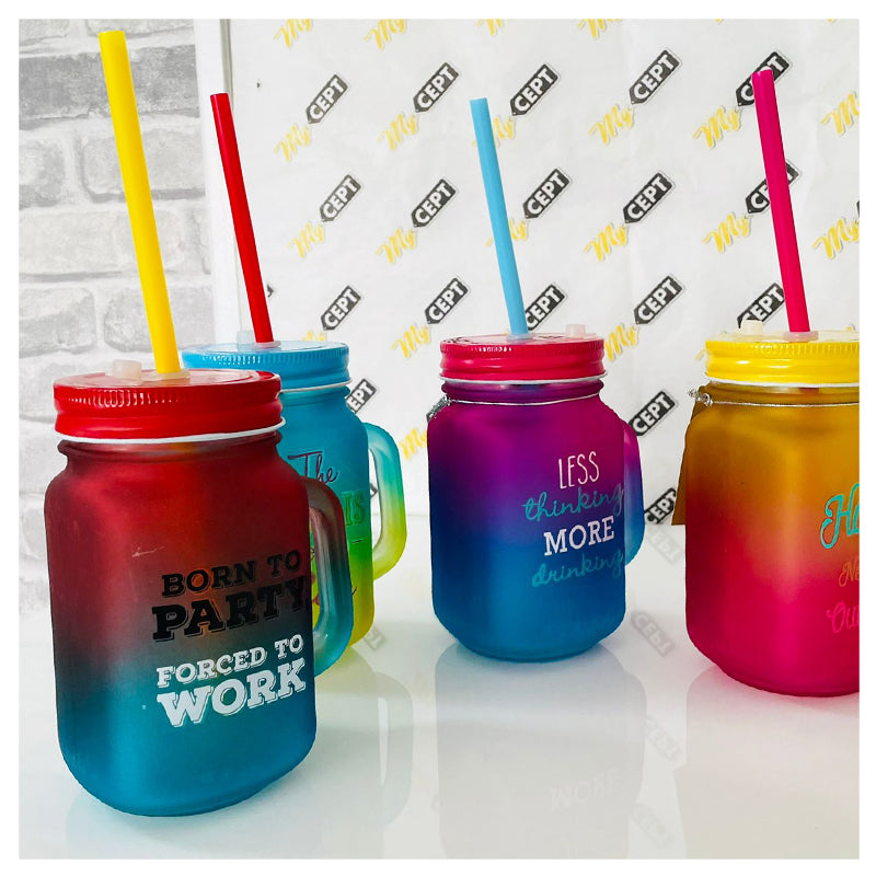 Mason Jar - Multi-Colored