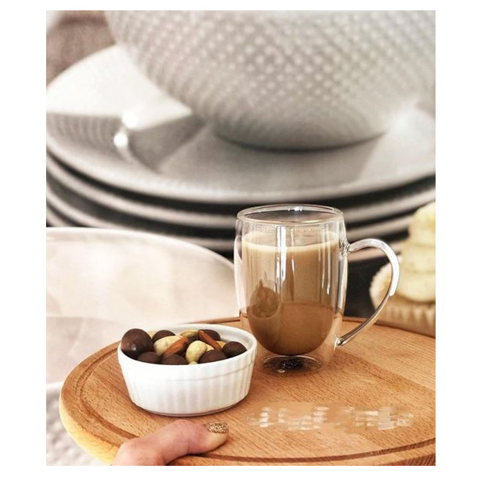 Double Wall Glass Mug 250ml