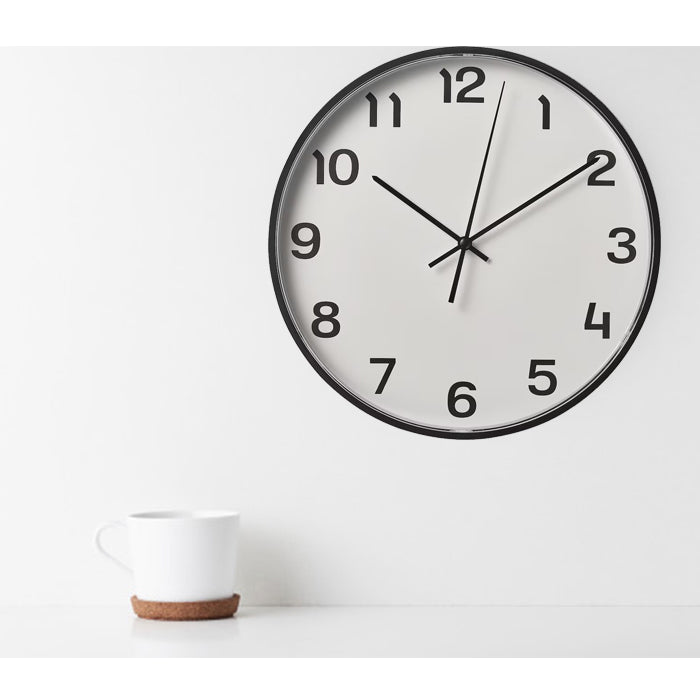 Wall Clock White/Black