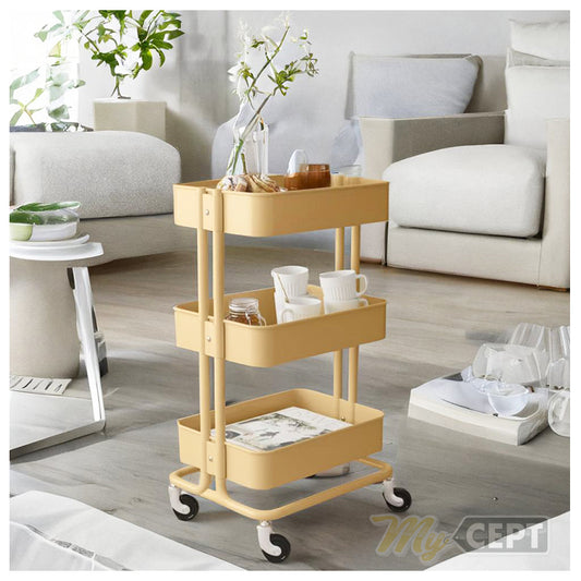 Utility Trolley - Pale Yellow