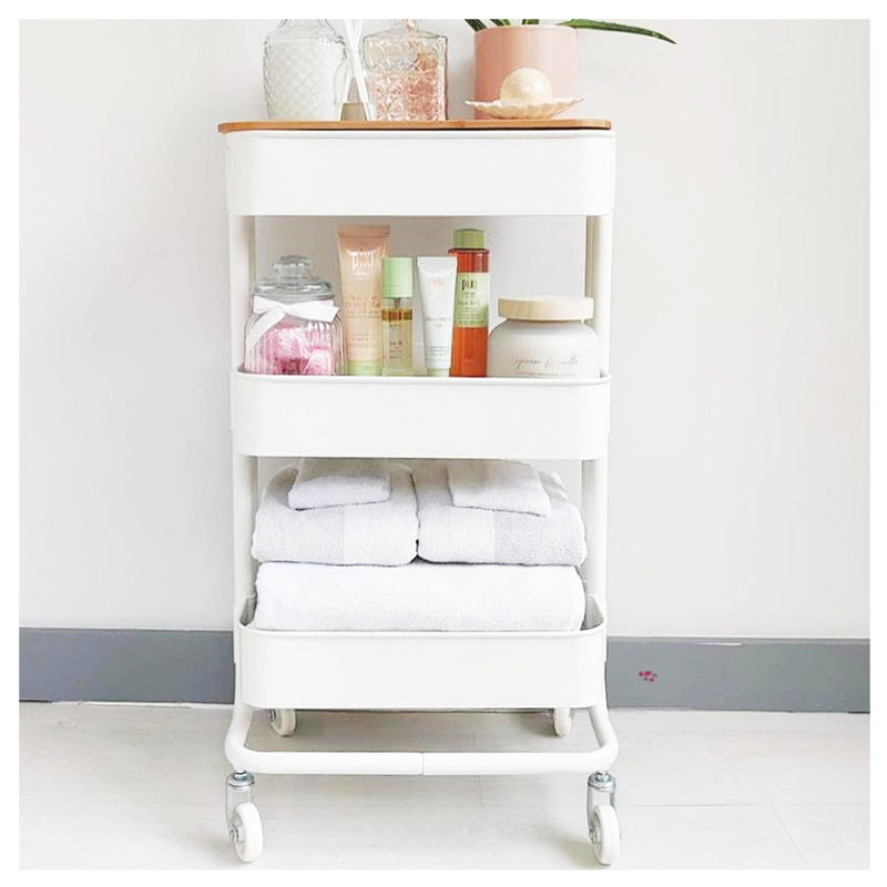 Kitchen Trolley - White