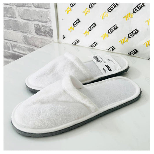 Room Slippers White