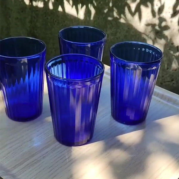 310ml Glass Set - Blue