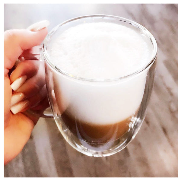 Double Wall Glass Mug 250ml