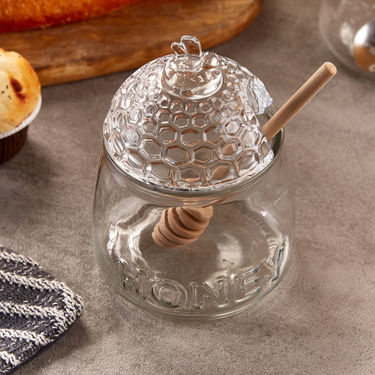 Honey Jar with Dipper
