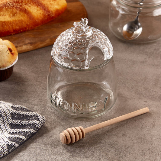 Honey Jar with Dipper
