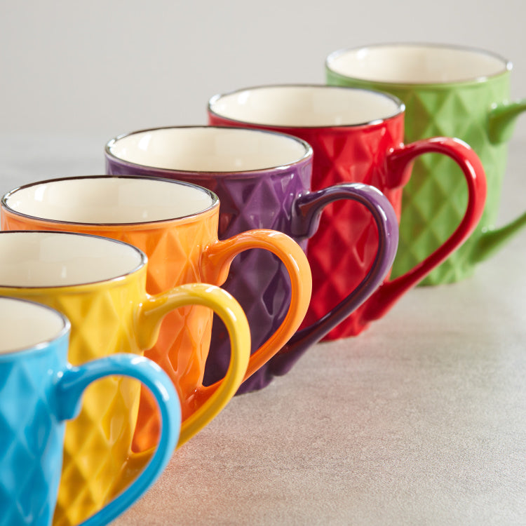 Set of 6 Mugs with Stand
