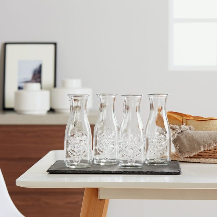 Set of 4 Drink-Ware Bottles