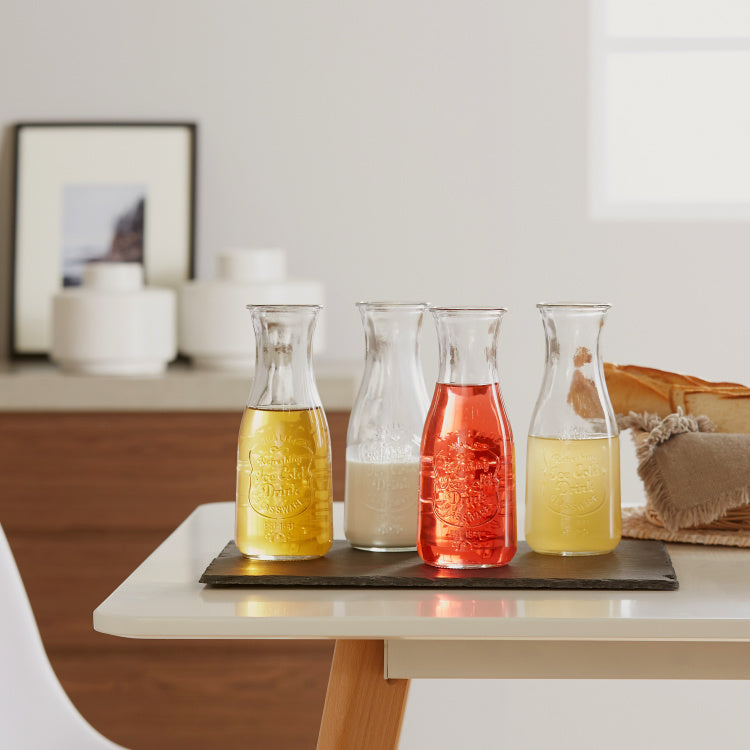 Set of 4 Drink-Ware Bottles