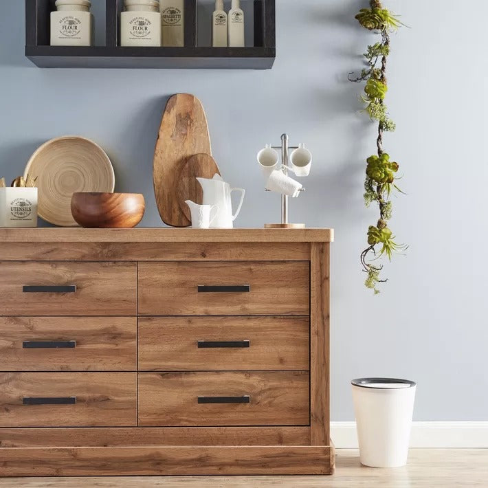 Waste Bin with Flap - White