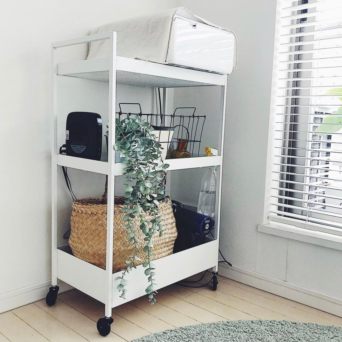 Serving Trolley - White