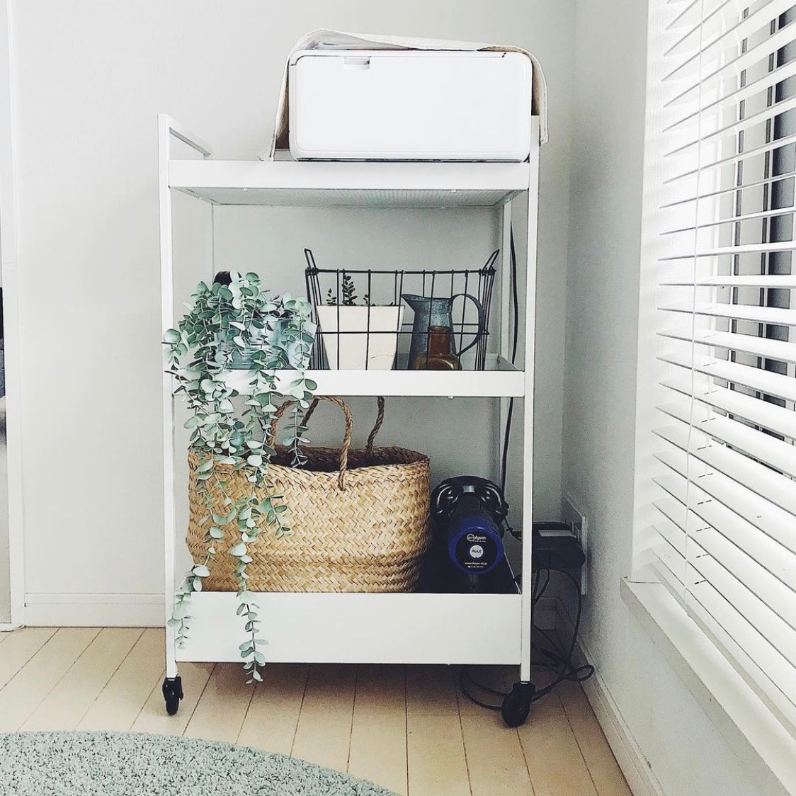 Serving Trolley - White