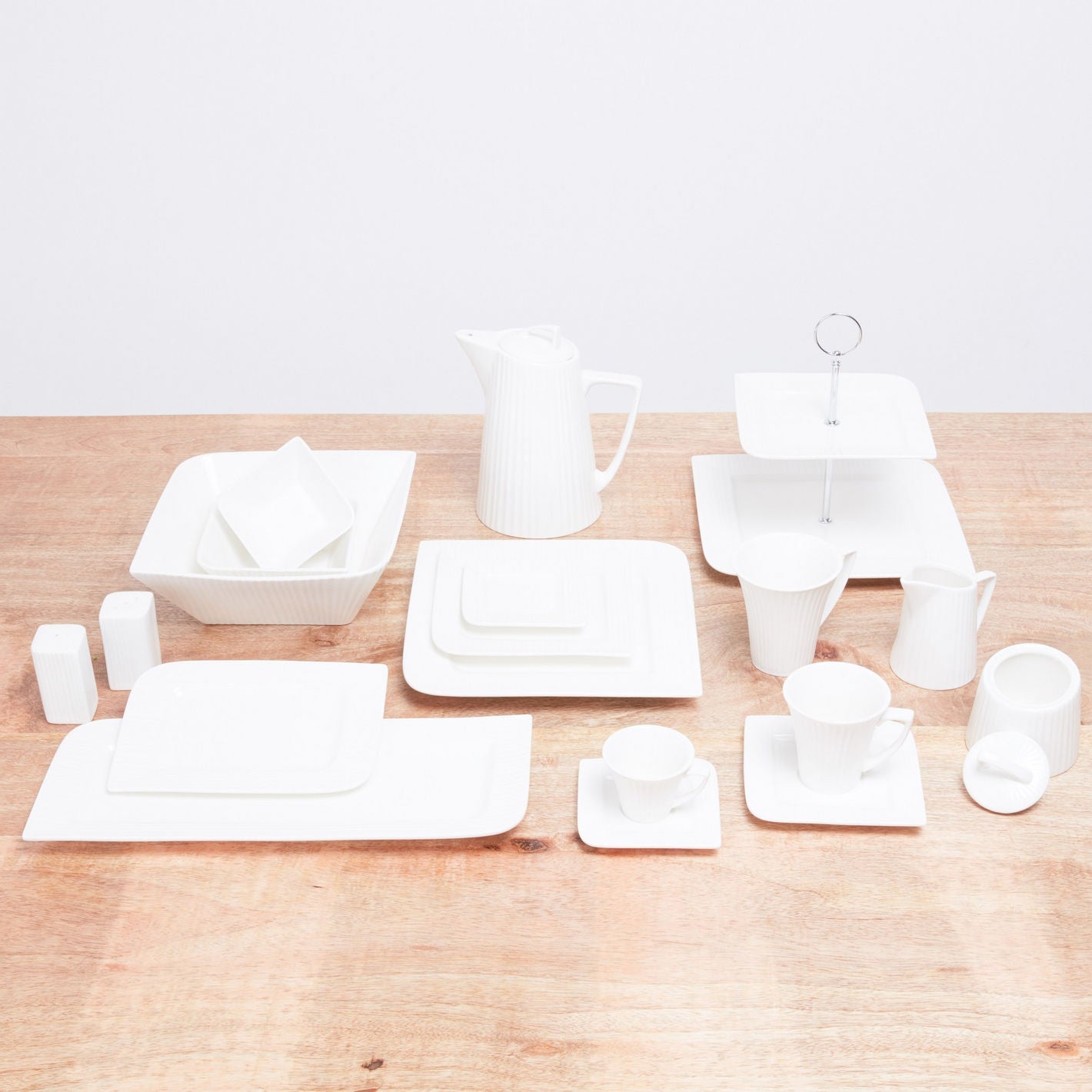 Textured Salt & Pepper Shakers