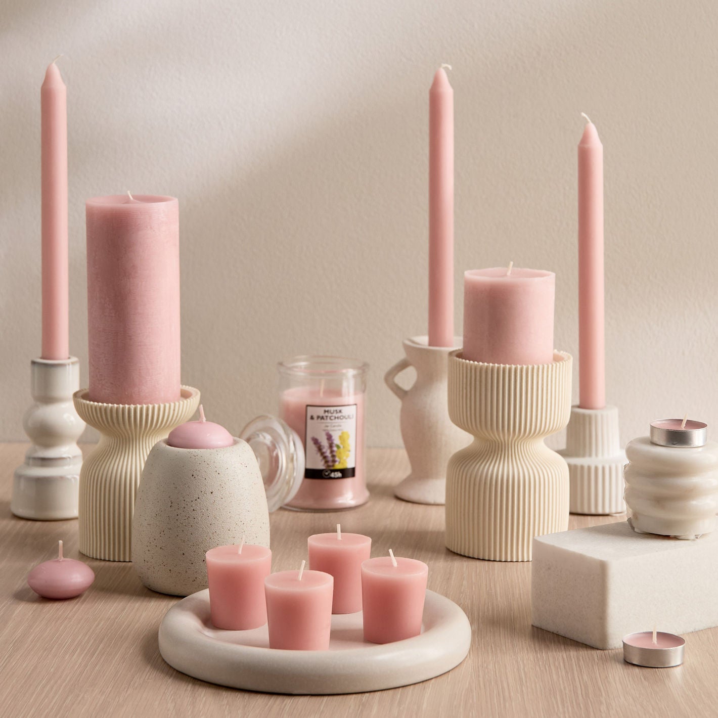 Scented Candle Block - 15cm