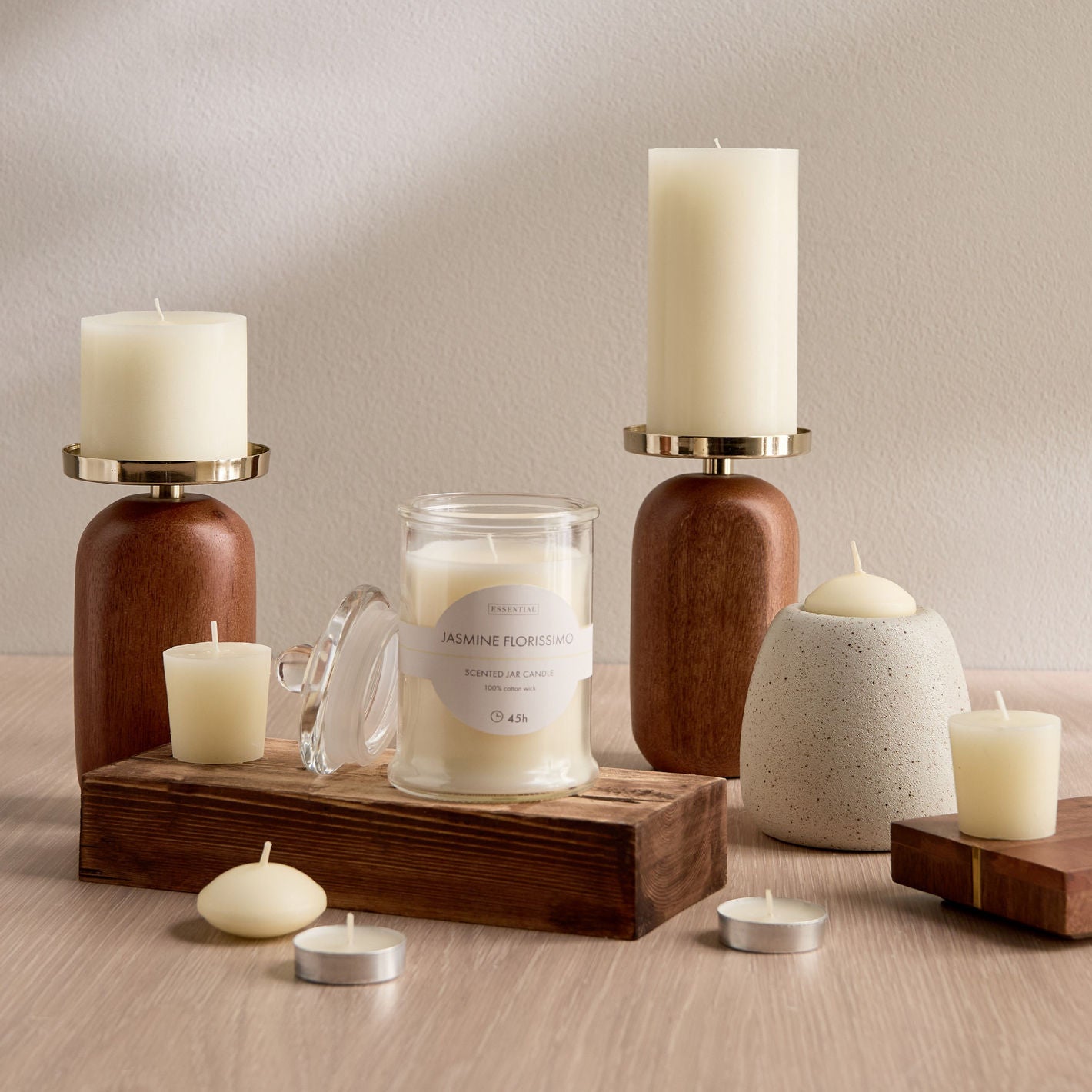 Scented Candle Block - 7cm