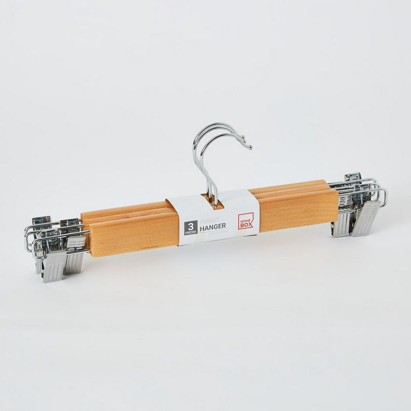 Wooden Trouser Hanger Pack of 3