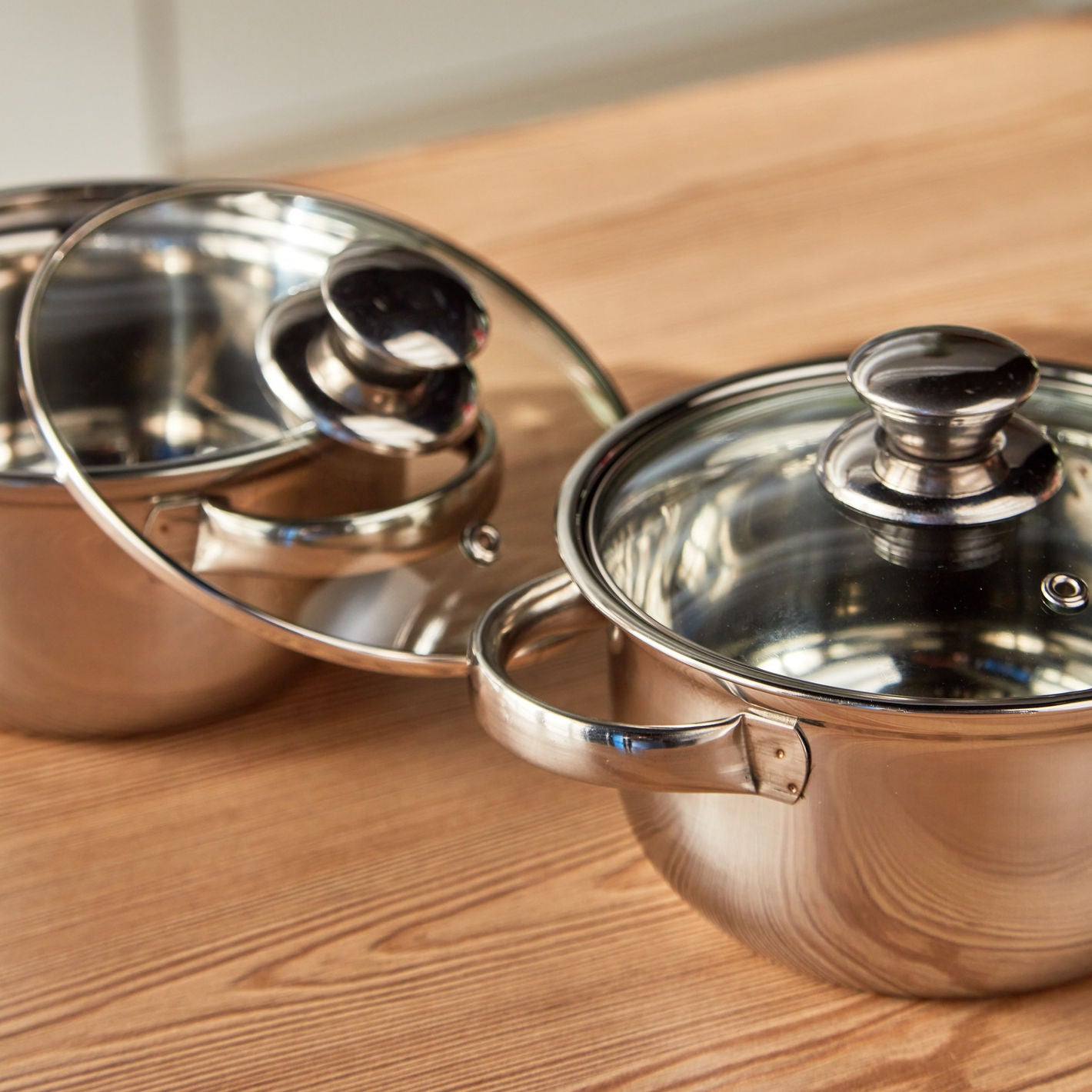 Stainless Steel Casserole Set of 2