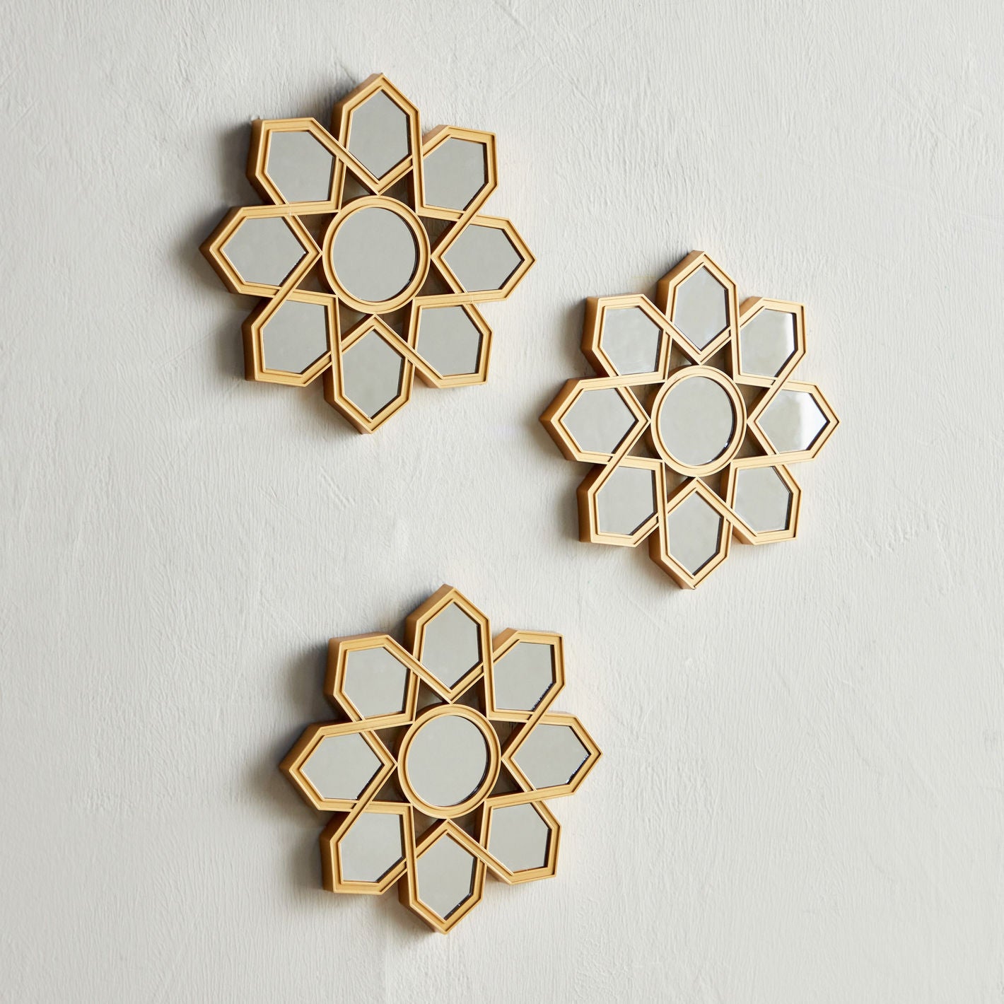 Mirrored Wall Decor Set of 3