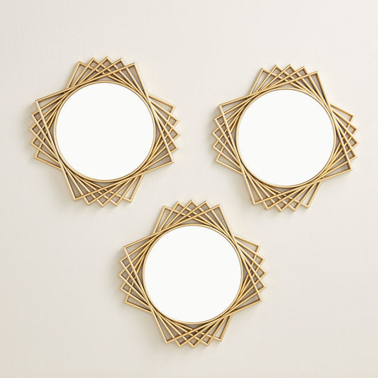Mirrored Wall Decor Set of 3