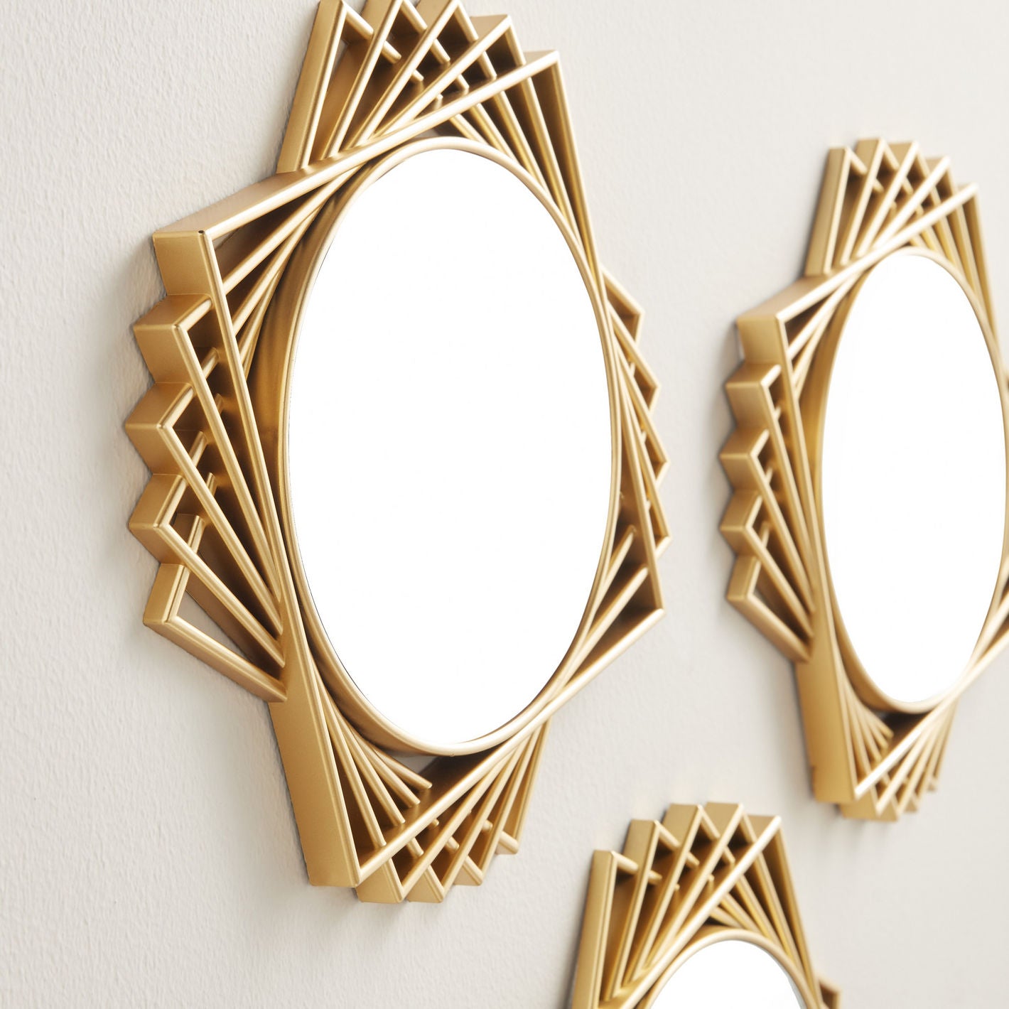 Mirrored Wall Decor Set of 3
