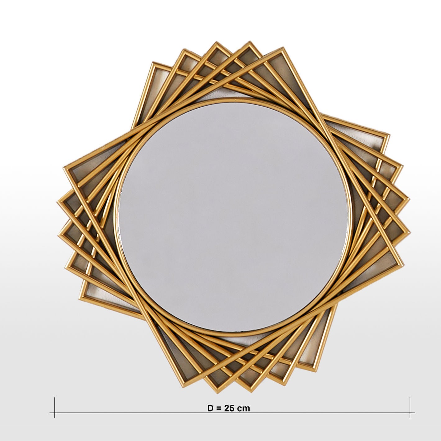 Mirrored Wall Decor Set of 3