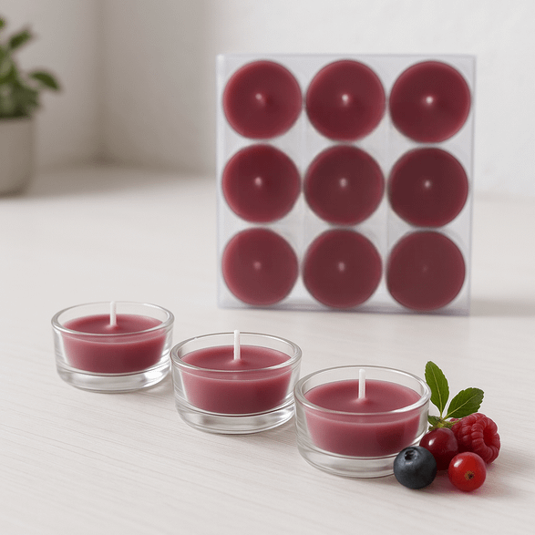 Scented TeaLight Candle - Pack of 9