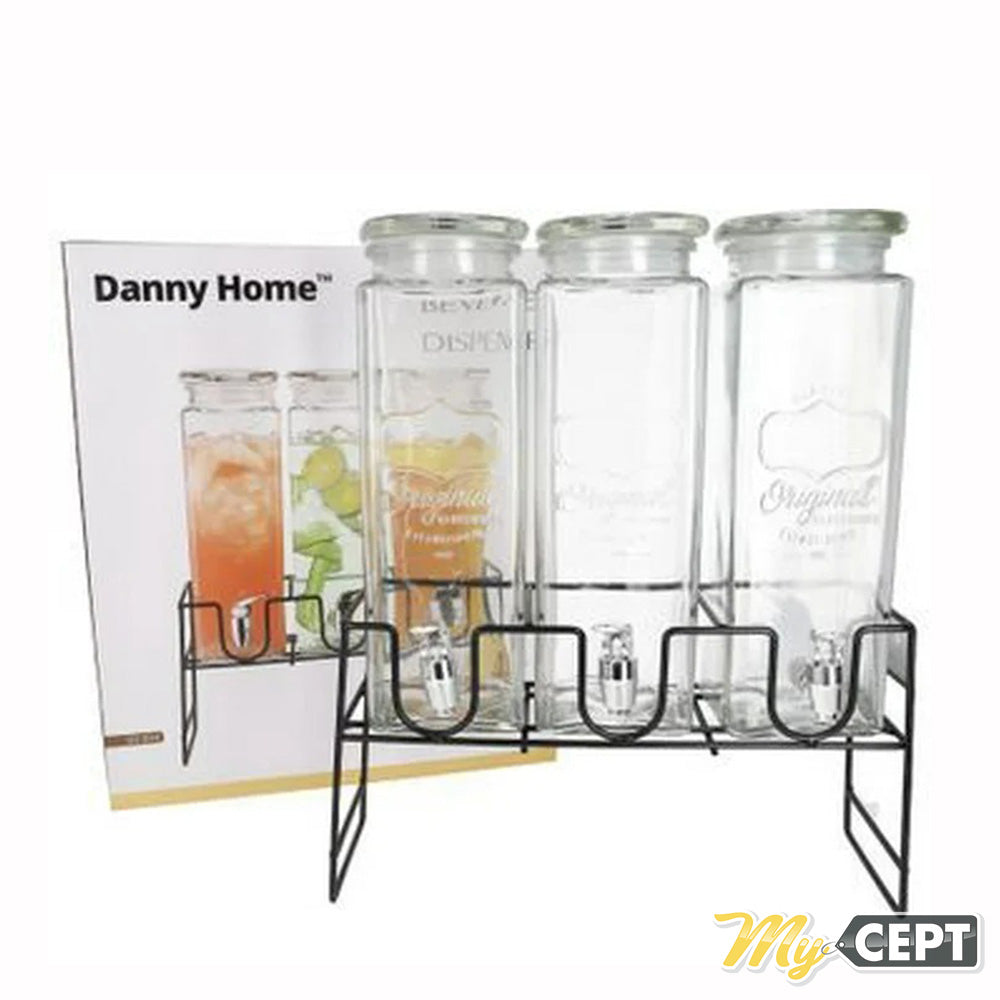 2.3L x 3 Beverage Dispenser with Stand