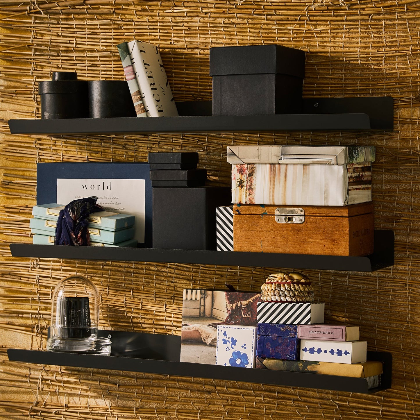 Wall Display Shelf - Black