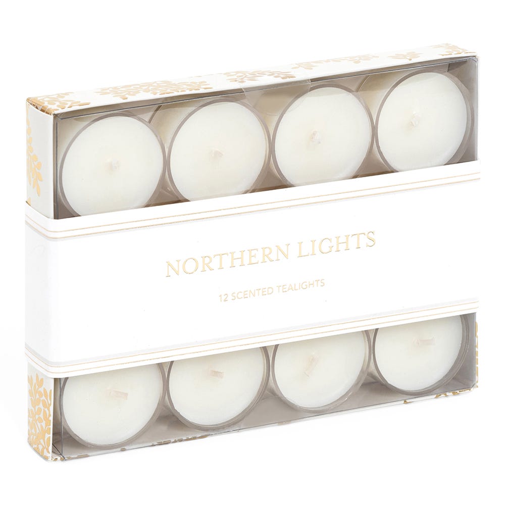 12pc Tea Light Set - Northern Lights