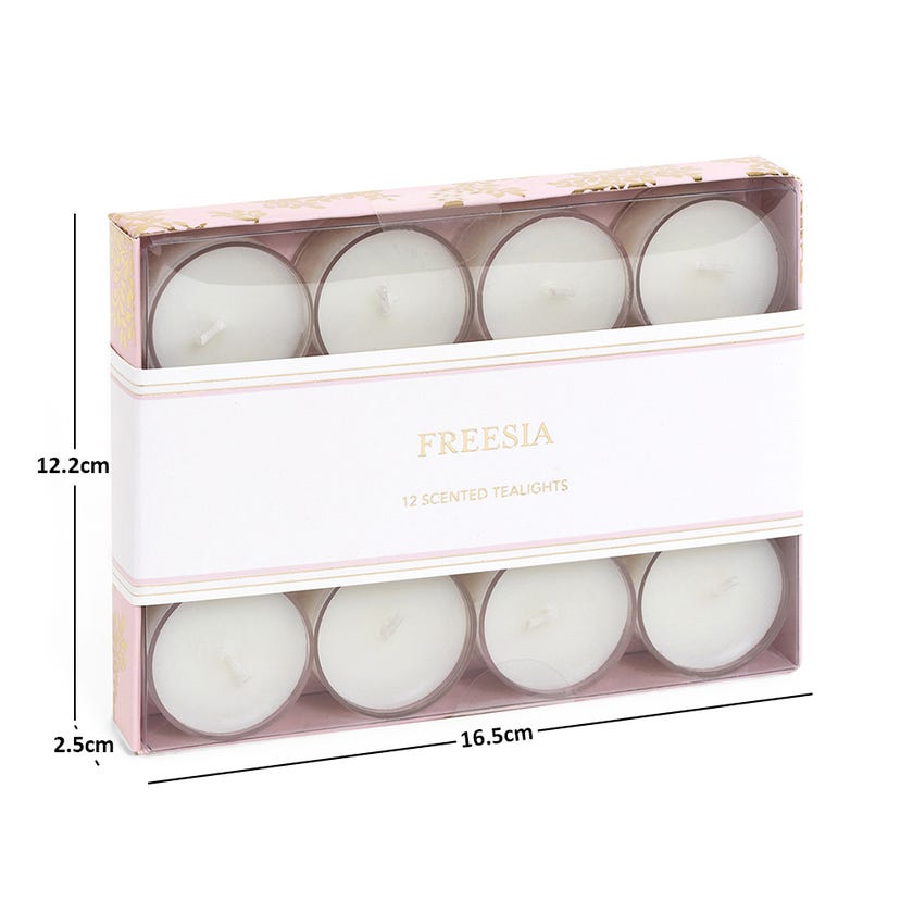 12pc Tea Light Set - Freesia