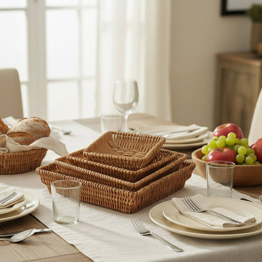 Rectangular Baskets Set of 3