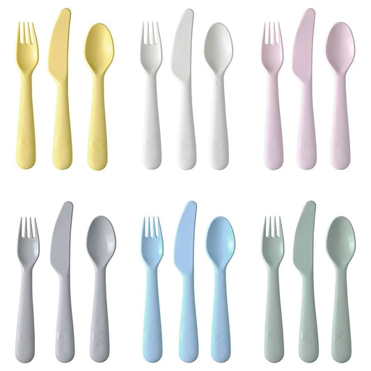 Kids Cutlery (Set of 6) - Pastel