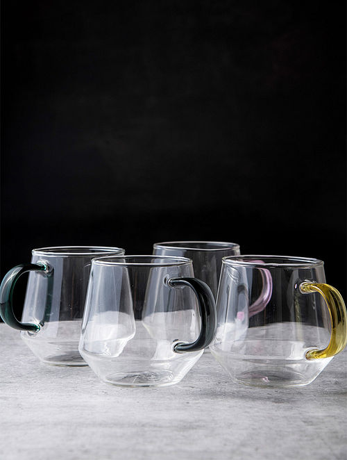 400ml Glass Mug - Pack of 4