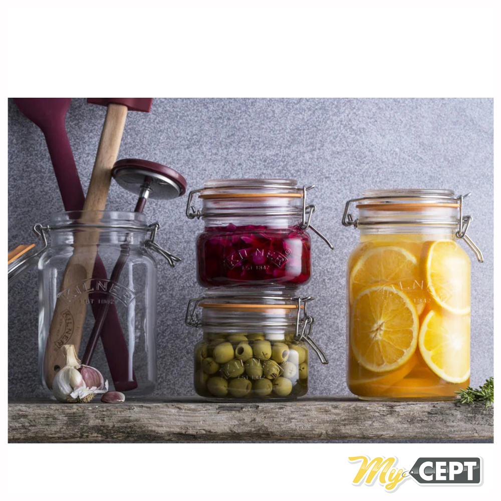 Airtight Glass Jar with Clip