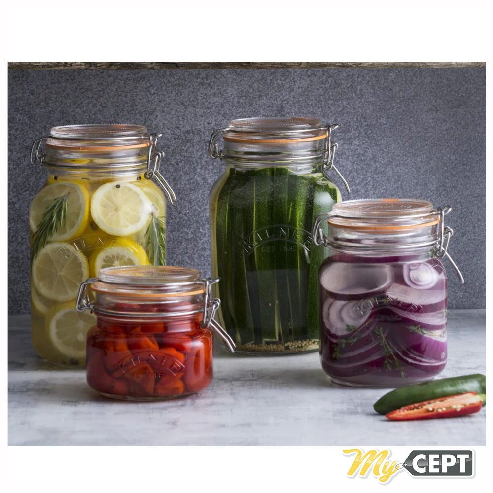 Airtight Glass Jar with Clip