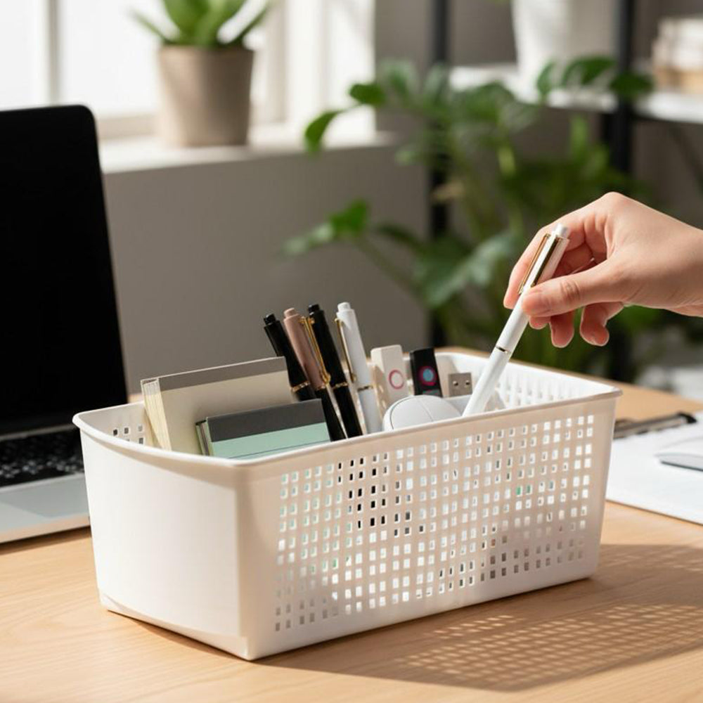 Storage Basket with Wheels Large