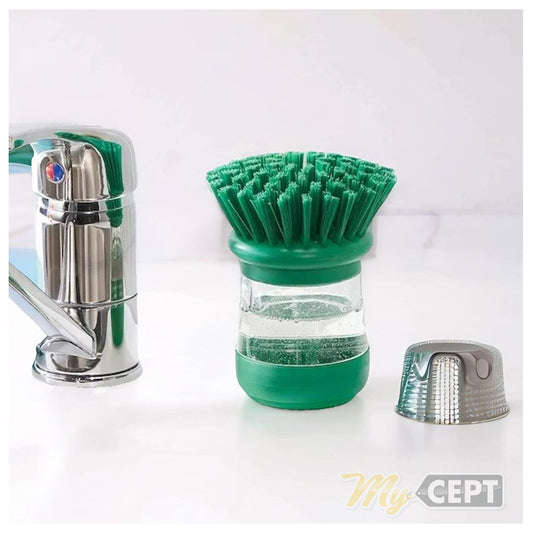 Dishwashing Brush with Soap Dispenser