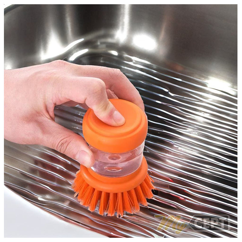 Dishwashing Brush with Soap Sispenser