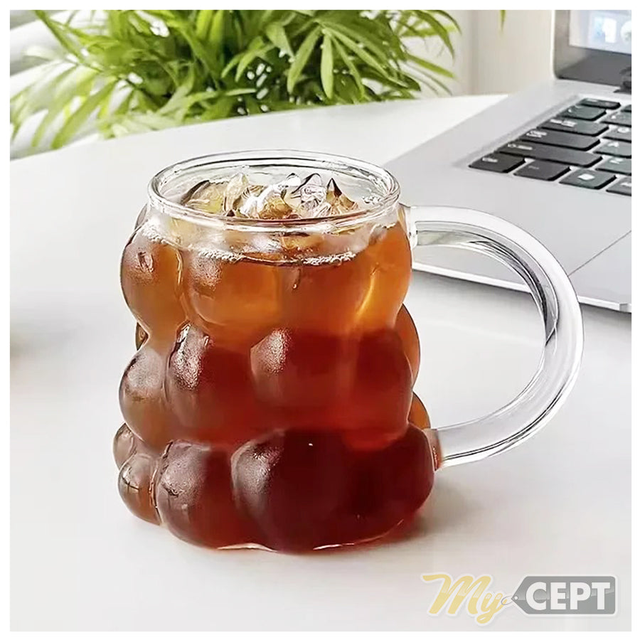 Bubble Glass Mug 350ml