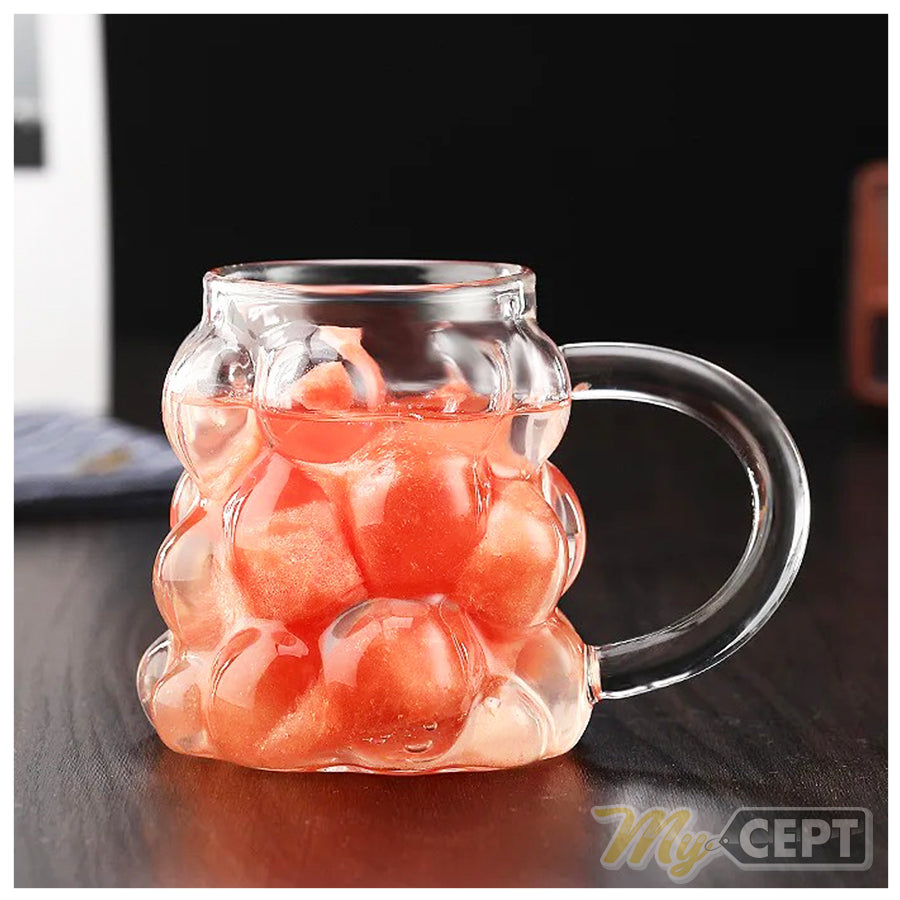 Bubble Glass Mug 350ml