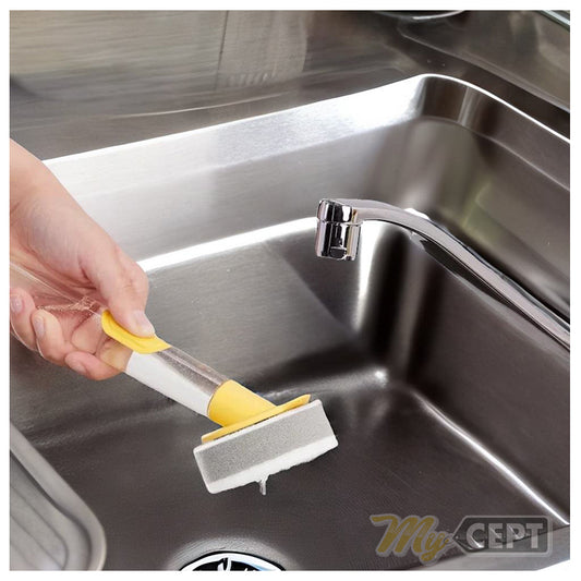3-Pc Dishwashing Sponge Set - Yellow