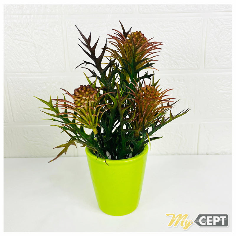 Artificial Plant Cactus Green