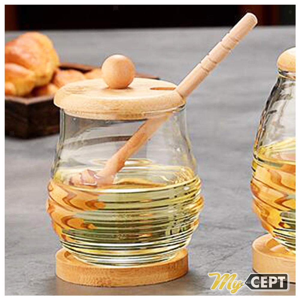 280ml Honey Jar with Dipper Spoon