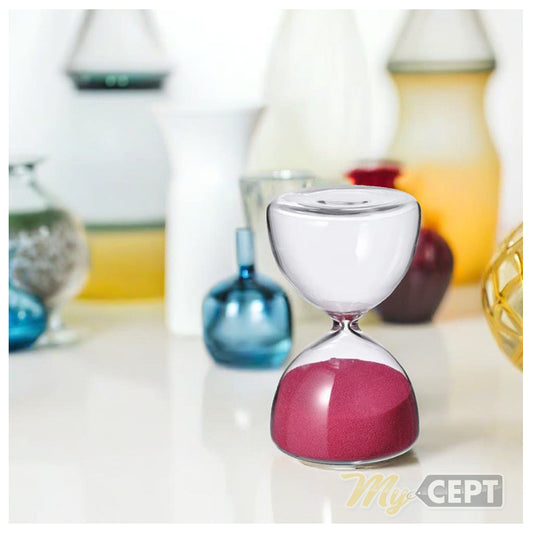 Decorative Hourglass Pink - 10cm