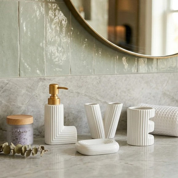 4-Pc Bathroom Set LOVE