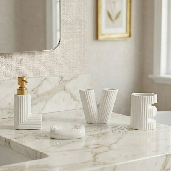 4-Pc Bathroom Set LOVE