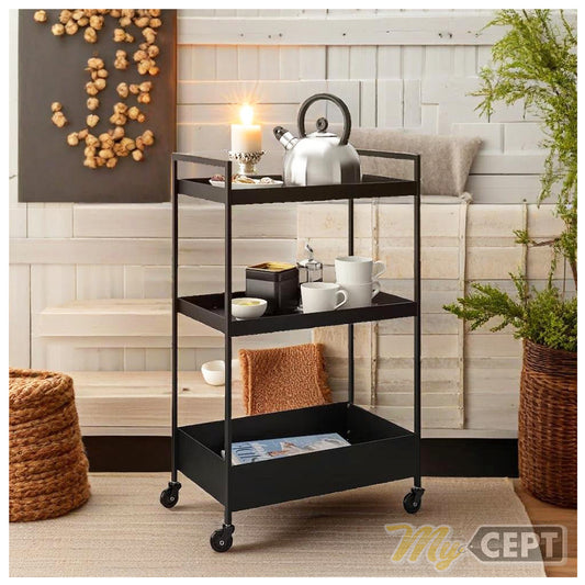 Serving Trolley - Black